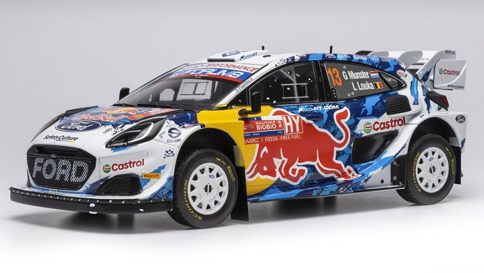 FORD PUMA N.13 RALLY1 CHILE 2024 MUNSTER-LOUKA 1:18
Scala 1:18 Ixo Model