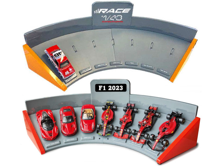 MODELLINO Burago STAND/ESPOSITORE RACING CARS (WITHOUT CARS) 1:43 MODEL SCALE BU36006 250506