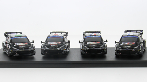 TOYOTA GR YARIS RALLY1 HYBRID RALLY WM 2024 SET 1:43 Scala 1:43 Ixo Model