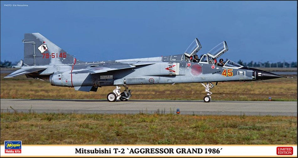 MODELLINO Hasegawa MITSUBISHI T-2 AGRESSOR GRAND 1986 KIT 1:48 MODEL SCALE HA07543 250506