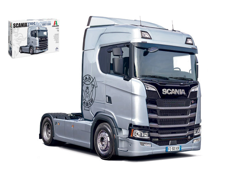 MODELLINO Italeri SCANIA S770 4x2 NORMAL ROOF "GREY CAB" KIT 1:24 MODEL SCALE IT3971 250506