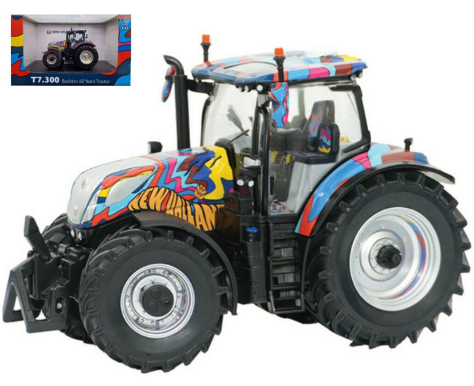MODELLINO Britains TRATTORE NEW HOLLAND T7.300 60 YEARS ANNIVERSARY "GROOWY" 1:32 MODEL SCALE LC43392 250506