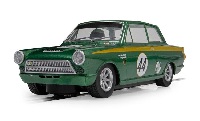 MODELLINO Scalextric LOTUS FORD CORTINA GOODWOOD 2023 A.JORDAN-D.DICKENSON SLOT 1:32 MODEL SCALE C4540 250506