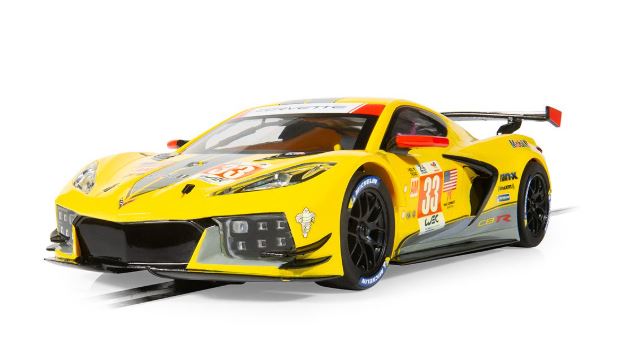 MODELLINO Scalextric CHEVROLET CORVETTE C8.R 24 H LE MANS 2023 WINNER GTE AM CLASS SLOT 1:32 MODEL SCALE C4558 250506