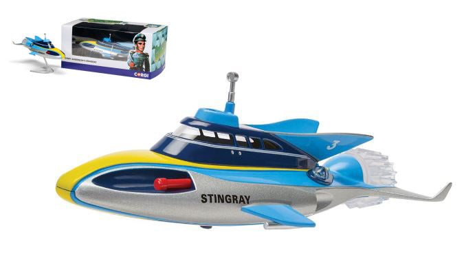 MODELLINO Corgi Ammiraglia della World Aquanaut Security Patrol (WASP) STINGRAY cm 15 MODEL SCALE CC01001 250506