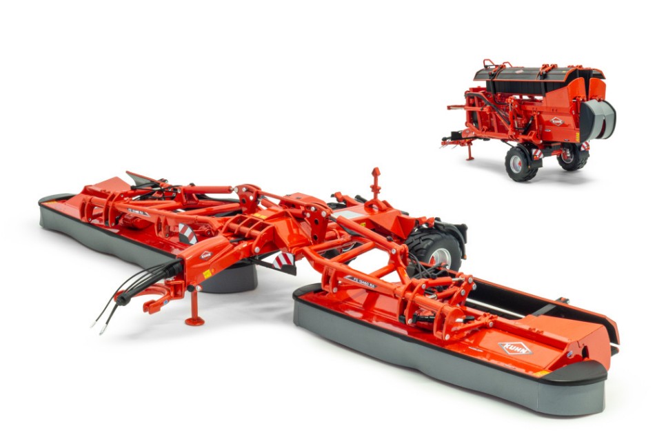 MODELLINO Ros FALCIACONDIZIONATRICE CON RAGGRUPPATORE D'ANDANA KUHN FC 13460 RA 1:32 MODEL SCALE RS60254 250506