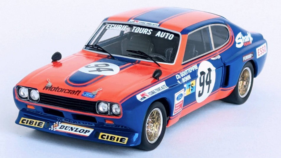 FORD CAPRI 2600 RS LE MANS 1975 GOUTTEPIFFRE-BODIN 1:43 Scala 1:43 Trofeu