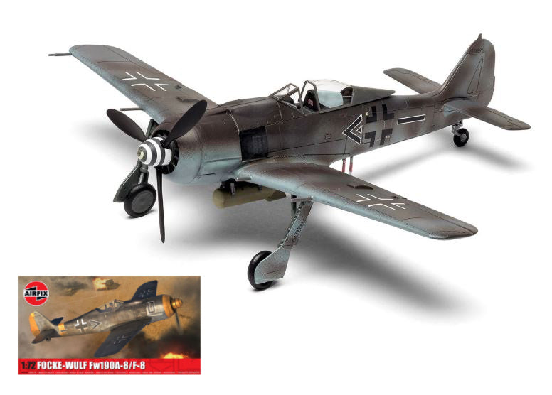 MODELLINO Airfix FOCKE-WULF Fw190A-8/F-8 KIT 1:72 MODEL SCALE A02066A 250506