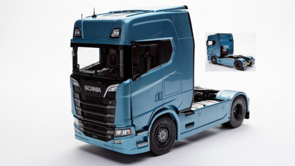 MODELLINO Solido SCANIA S770 V8 TRACTOR TRUCK HIGHLINE 2-AXLE 2021 BLUE 1:24 MODEL SCALE SL2400304 250506