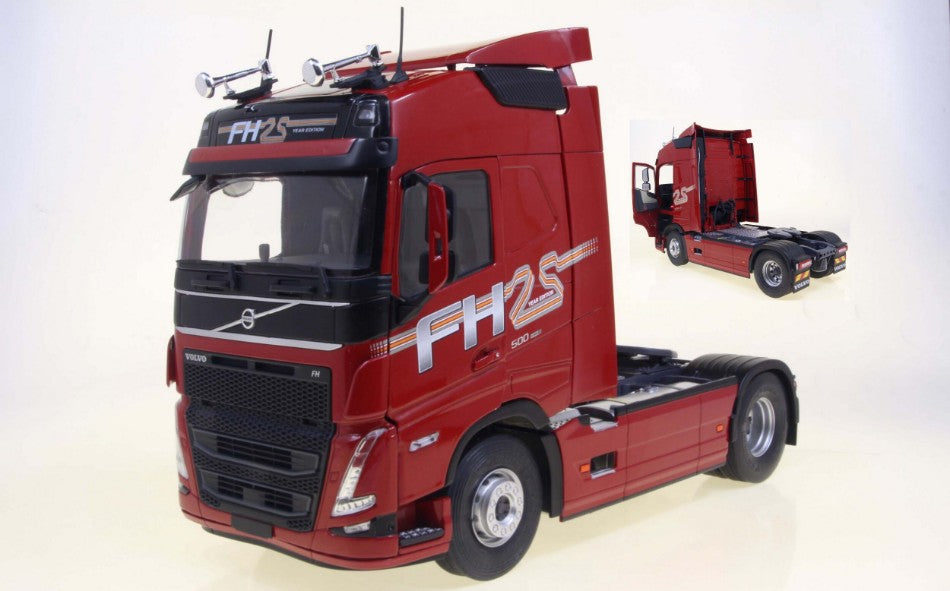 MODELLINO Solido VOLVO FH16 750 GLOBETROTTER XL 25 YEAR EDITION 2-AXLE RED 1:24 MODEL SCALE SL2400104 250506