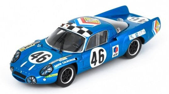MODELLINO Spark Model ALPINE A210 N.46 24 H LE MANS 1969 A.LEGUELLEC-B.TRAMONT 1:43 MODEL SCALE S5695 250506