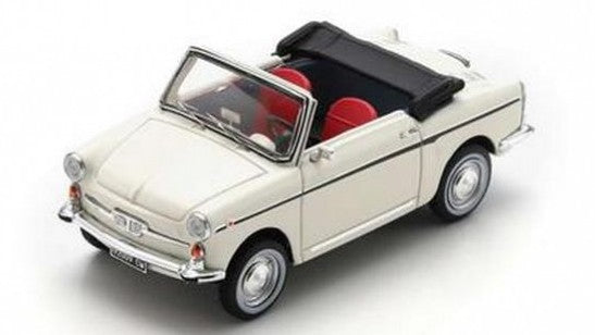 MODELLINO Schuco AUTOBIANCHI BIANCHINA CABRIO 1962 WHITE (PRO.R43) 1:43 MODEL SCALE SH450933700 250506
