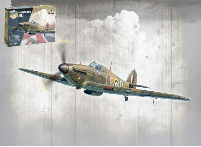 MODELLINO Italeri HURRICANE Mk 1 ACES KIT 1:48 MODEL SCALE IT2838 250506