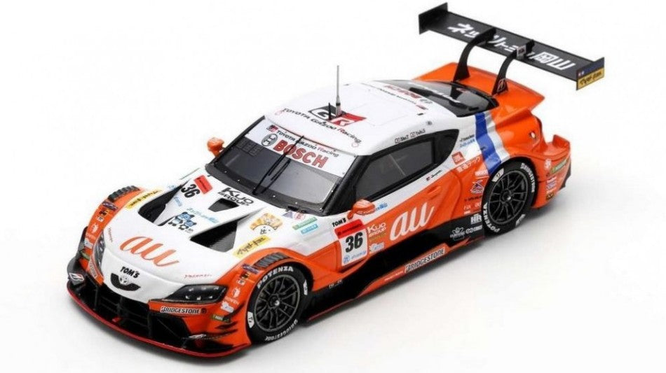 MODELLINO Spark Model TOM'S GR SUPRA N.36 SUPER GT500 2021 W/CHAMPION BOARD Y.SEKIGUCHI-S.TSUB MODEL SCALE 43SGT2021 250506