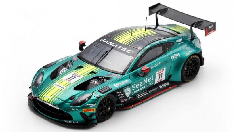 MODELLINO Spark Model ASTON MARTIN VANTAGE GT3 N.11 24 H SPA 2024 PAUWELS-RAPPANGE-UTIERT-DE W MODEL SCALE SB795 250506