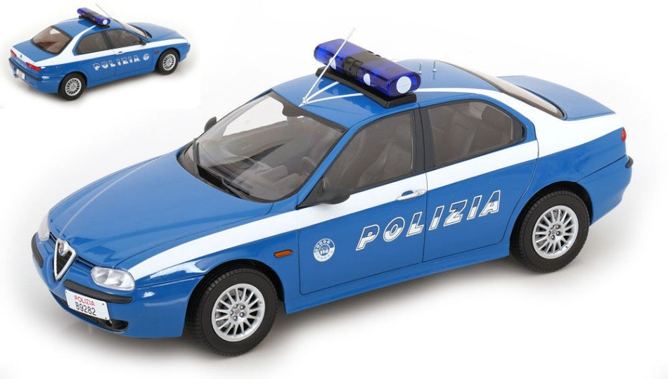 MODELLINO Triple 9 ALFA ROMEO 156 1998 POLIZIA 1:18 MODEL SCALE T9-1800515 250506