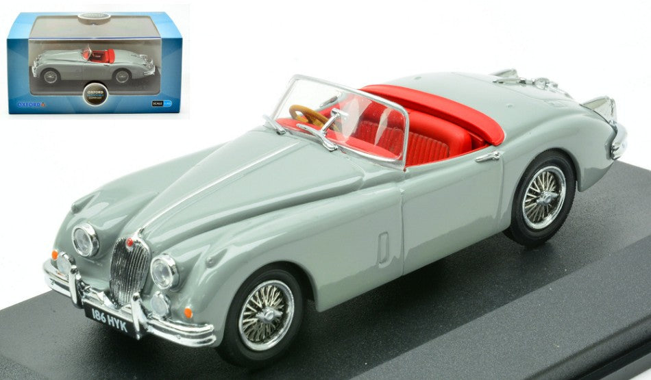MODELLINO Oxford JAGUAR XK150 ROADSTER GREY 1:43 MODEL SCALE OXF43XK150010 250506