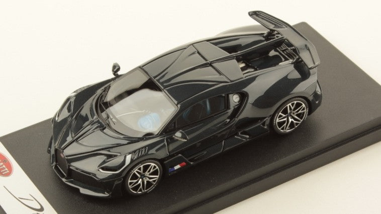 MODELLINO Looksmart BUGATTI DIVO GLOSSY CARBON BLUE 1:43 MODEL SCALE LS497H 250506