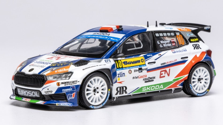 SKODA FABIA N.10 RALLY2 BARUM 2023 WAGNER-WINTER 1:43 Scala 1:43 Ixo Model