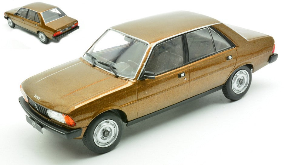 PEUGEOT 305 1977 BROWN 1:24 Scala 1:24 Whitebox