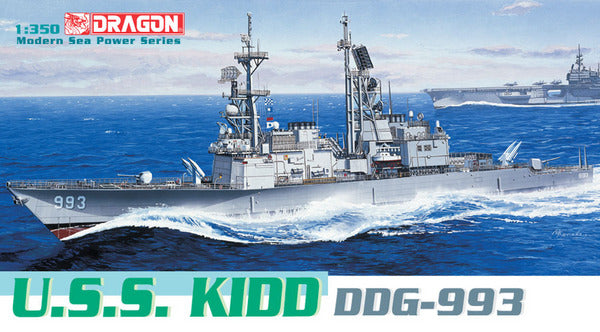 U.S.S. KIDD DDG-993 KIT 1:350 Scale Varie Dragon