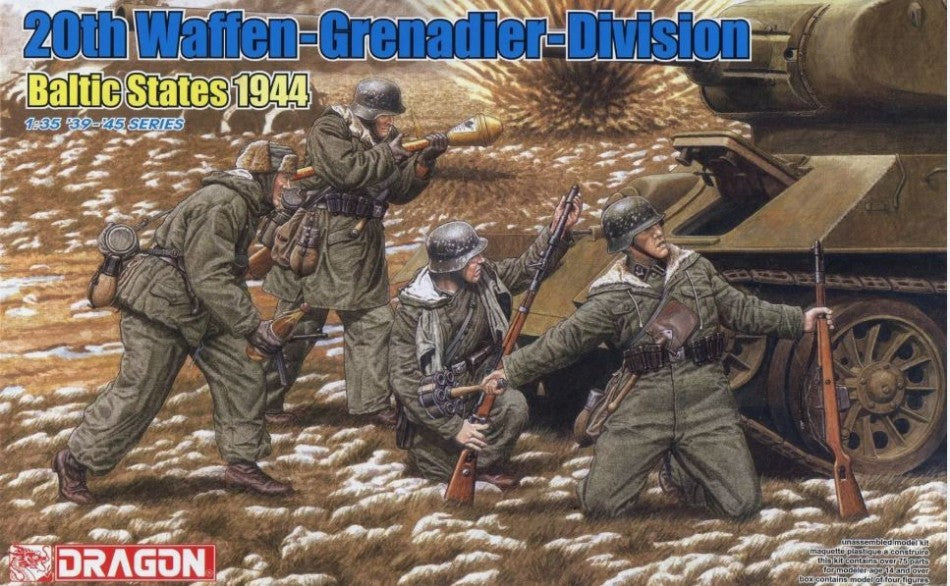 20th WAFFEN GRENADIER DIVIS.BALTIC STATES 1944 KIT 1:35 Scala 1:35 Dragon
