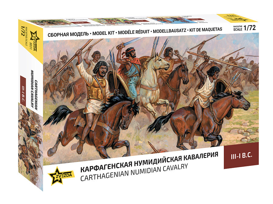 CARTHAGINIAN CAVALRY 1:72 Scala 1:72 Zvezda