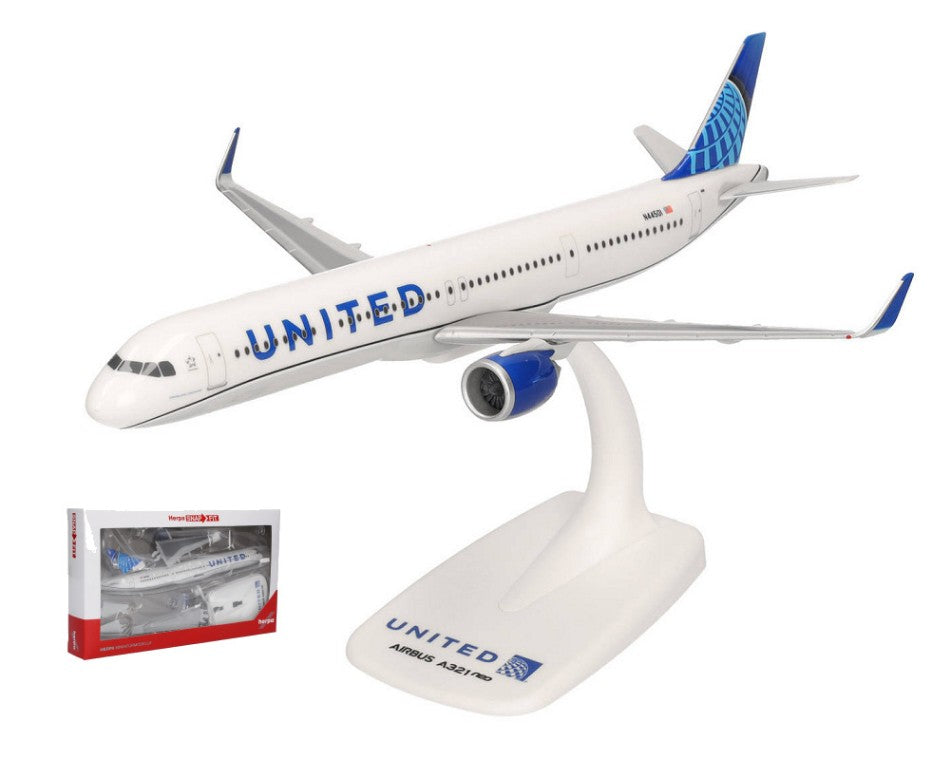 AIRBUS A321 NEO UNITED AIRLINES 1:200 Scale Varie Herpa