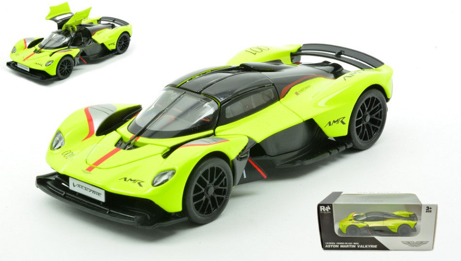 ASTON MARTIN VALKYRIE ACID YELLOW 1:32 Scala 1:32 RE.EL.Toys