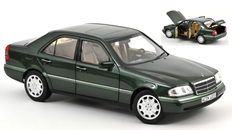 MERCEDES C-CLASS 1993 MALACHIT GREEN 1:18 Scala 1:18 Norev