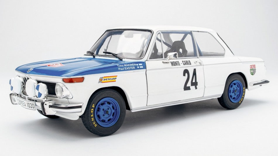 BMW 2002 Ti N.24 RALLY MONTECARLO 1969 NIGHT VERSION MAKINEN-EASTER 1:18 Scala 1:18 Solido