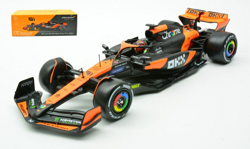 MC LAREN MCL38 N.81 OSCAR PIASTRI 2024 1:24 Scala 1:24 Burago