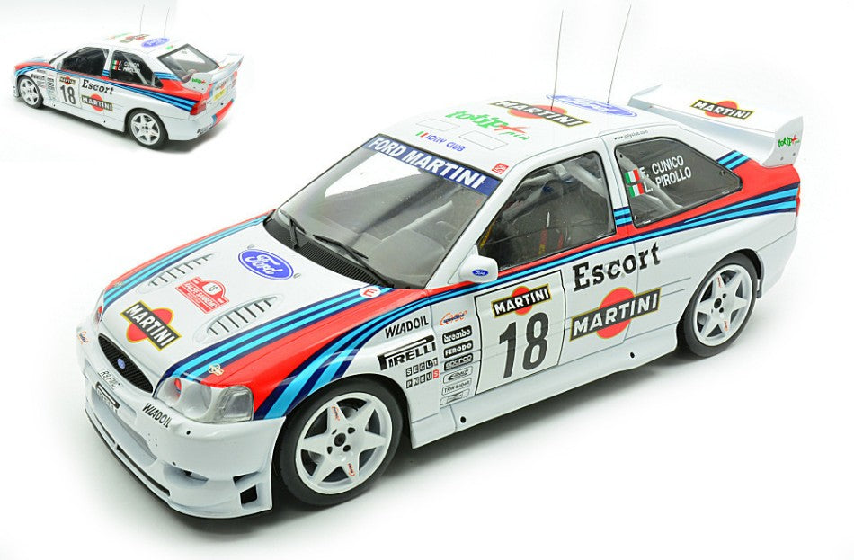 FORD ESCORT WRC N.18 RALLY SANREMO 1998 CUNICO-PIROLLO 1:18
Scala 1:18 Ixo Model