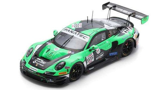 PORSCHE 911 GT3 R N.55 24 H SPA 2024 RAPPANGE-BLOM-NAKKEN-NOUET 1:43 Scala 1:43 Spark Model