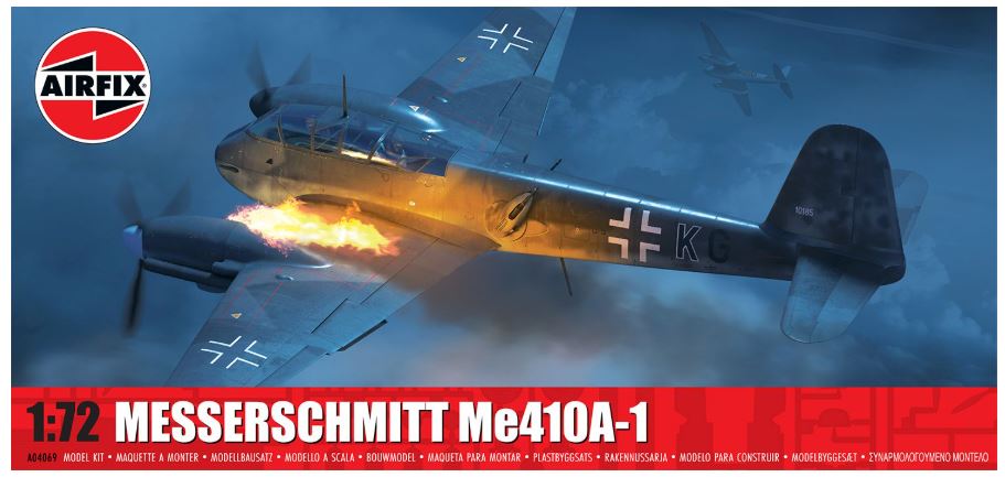 MESSERSCHMITT Me410A-1 KIT 1:72 Scala 1:72 Airfix