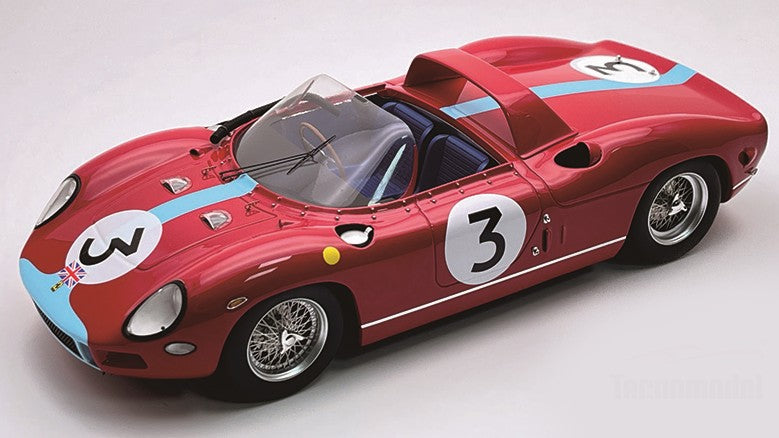 FERRARI 330P N.3 WINNER TOURIST TROPHY 1964 G.HILL 1:18 Scala 1:18 Tecnomodel