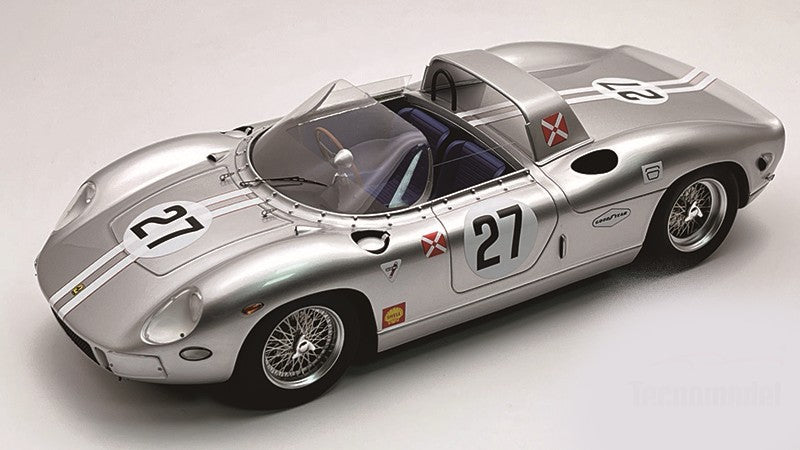 FERRARI 330P N.27 DNF 12h SEBRING 1965 KOLB-FULP 1:18 Scala 1:18 Tecnomodel