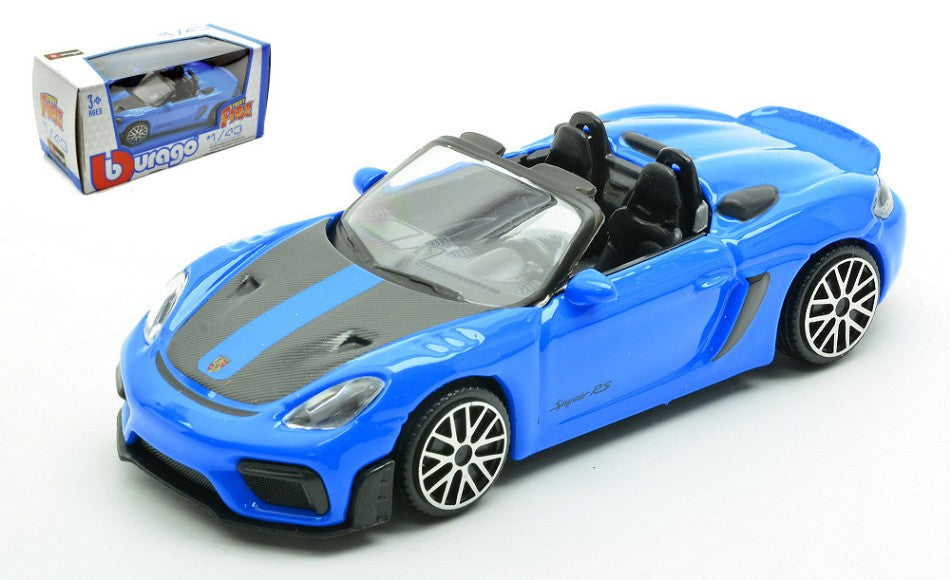 PORSCHE 718 SPYDER RS 2024 BLUE 1:43 Scala 1:43 Burago