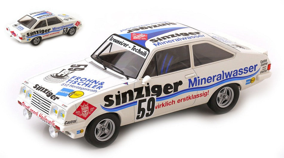 FORD ESCORT MKII RS 2000 SINZINGER N.59 24h NURBURG.1982 MANT-BRO-DA1:18 Scala 1:18 ModelCarGroup
