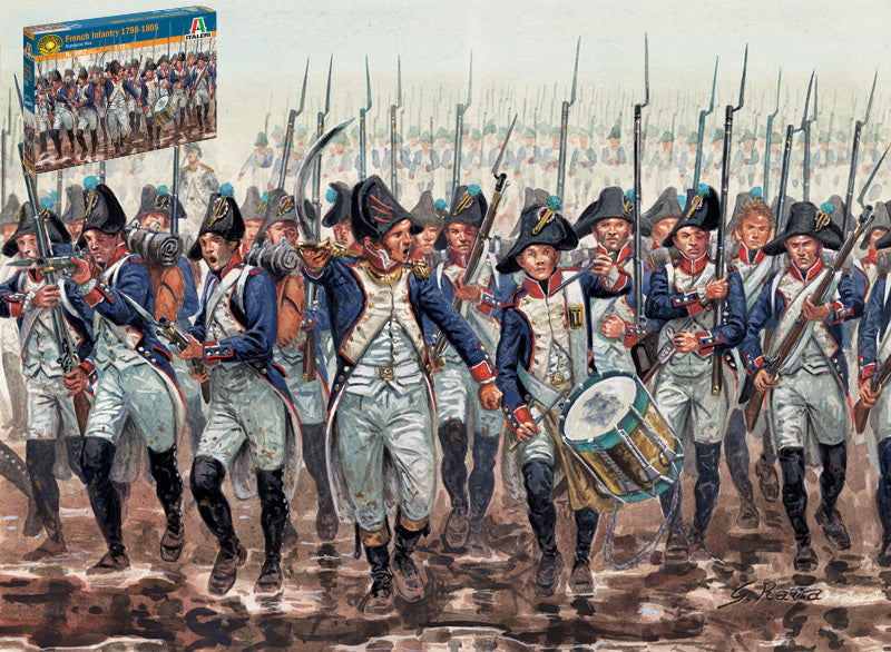 FRENCH INFANTRY 1800-1805 KIT 1:72 Scala 1:72 Italeri
