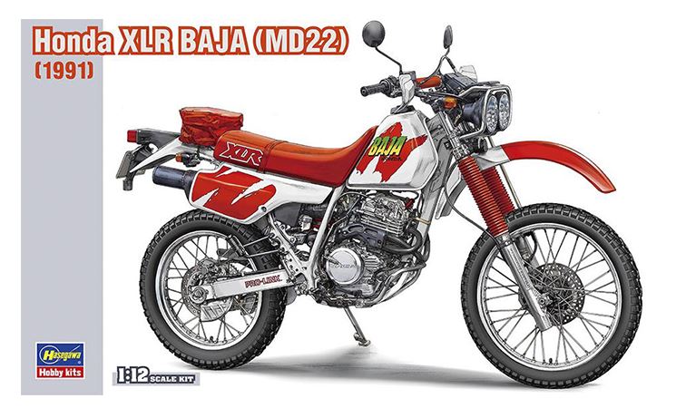 HONDA XLR BAJA 1991 KIT 1:12 Scala 1:12 Hasegawa