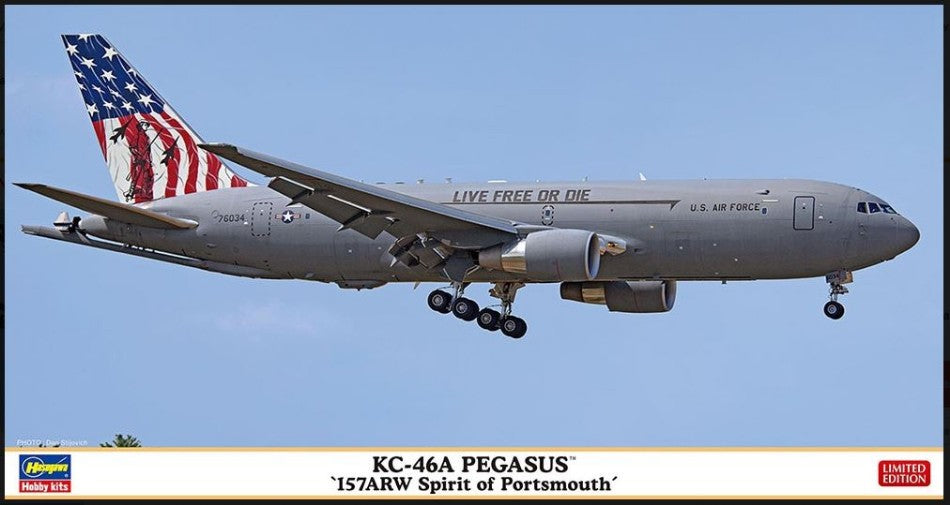 KC-46A PEGASUS 157ARW SPIRIT OF POTSMOUTH KIT 1:200 Scale Varie Hasegawa
