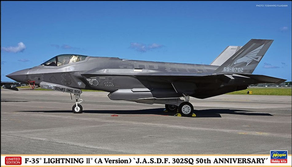 F-35 LIGHTNING II A J.A.S.D.F.302SQ 50th ANNIV. KIT 1:72 Scala 1:72 Hasegawa