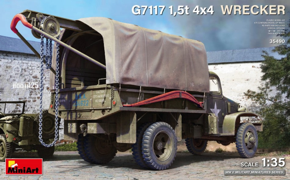 G7117 1,5t 4x4 WRECKER KIT 1:35 Scala 1:35 Miniart