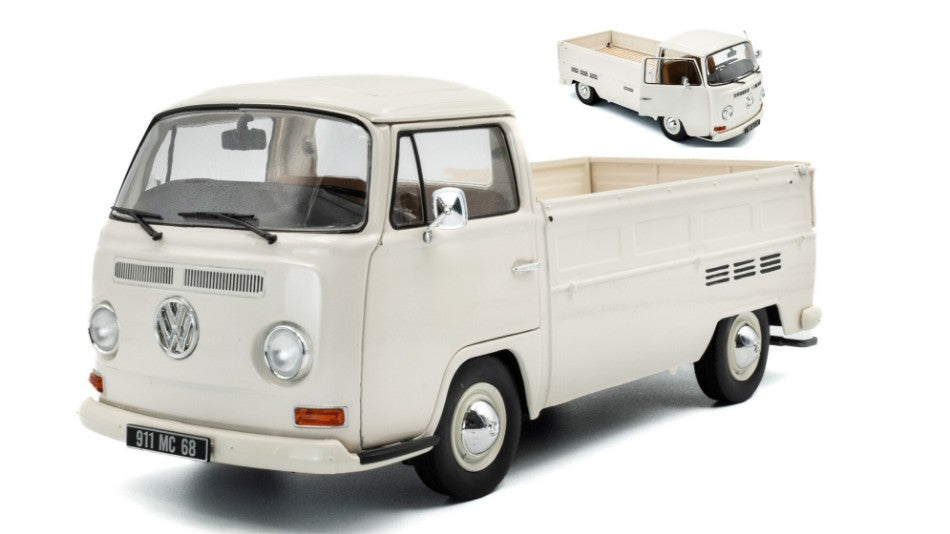 VOLKSWAGEN T2 PICK-UP 1968 WHITE 1:18 Scala 1:18 Solido
