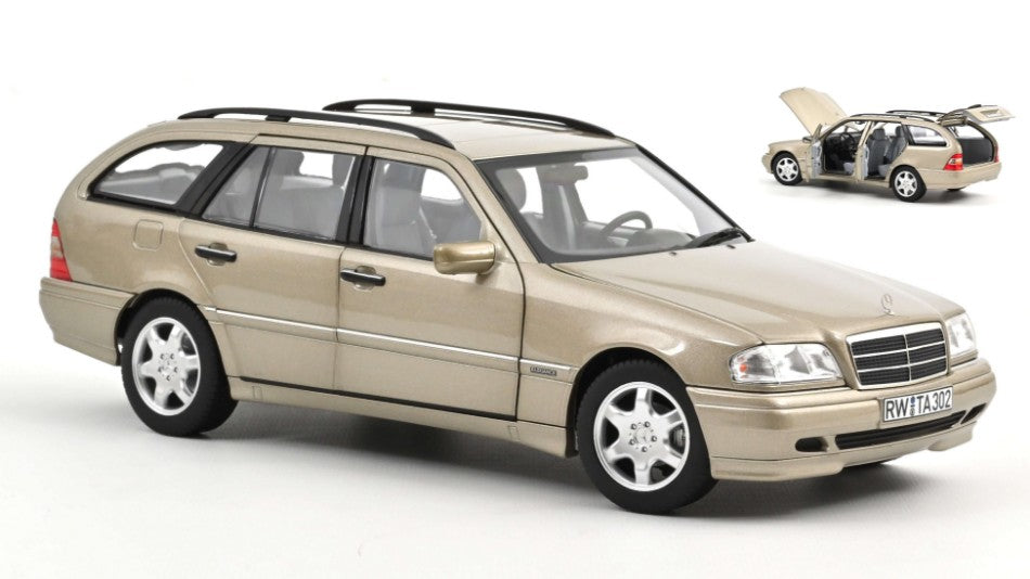 MERCEDES C-CLASS T-MODEL 1997 SMOKE SILVER 1:18 Scala 1:18 Norev