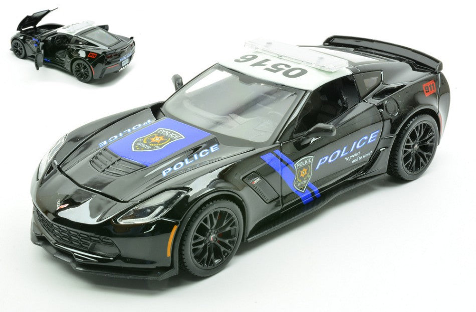 CHEVROLET CORVETTE Z06 POLICE 2015 1:24 Scala 1:24 Maisto