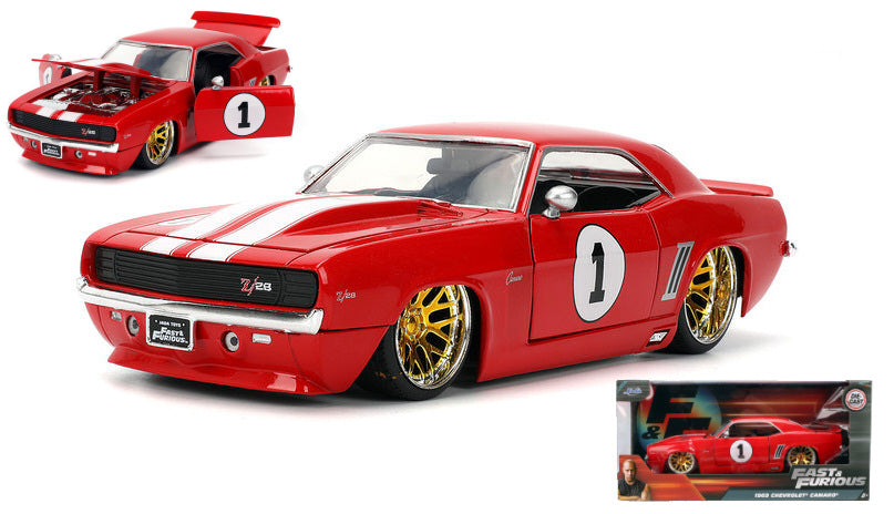 CHEVROLET CAMARO N.1 FAST & FURIOUS RED/WHITE 1:24 Scala 1:24 Jada Toys