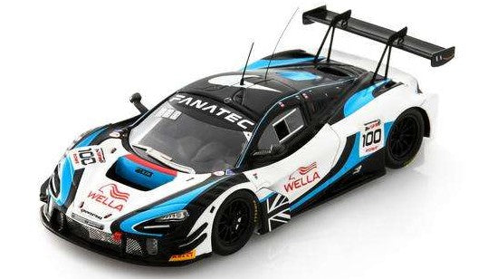 MC LAREN 720S GT3 N.100 3rd PRO-AM CLASS 24 H SPA 2024 BUNCOMBE-CAYGILL- Scala 1:43 Spark Model