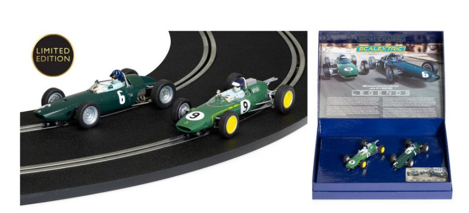 MONTE CARLO GRAND PRIX 1963 TWIN PACK Pz.2 SLOT 1:32 Scala 1:32 Scalextric